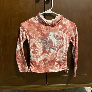 Girls hooded top